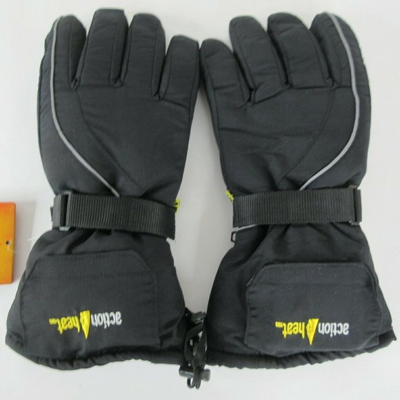 ActionHeat AA Battery Operated Heated Gloves Men's One Size Fists Most Black - Picture 2 of 9